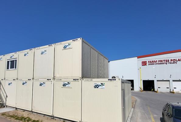KONTENERY LĘBORK ROZBUDOWA FARM FRITES